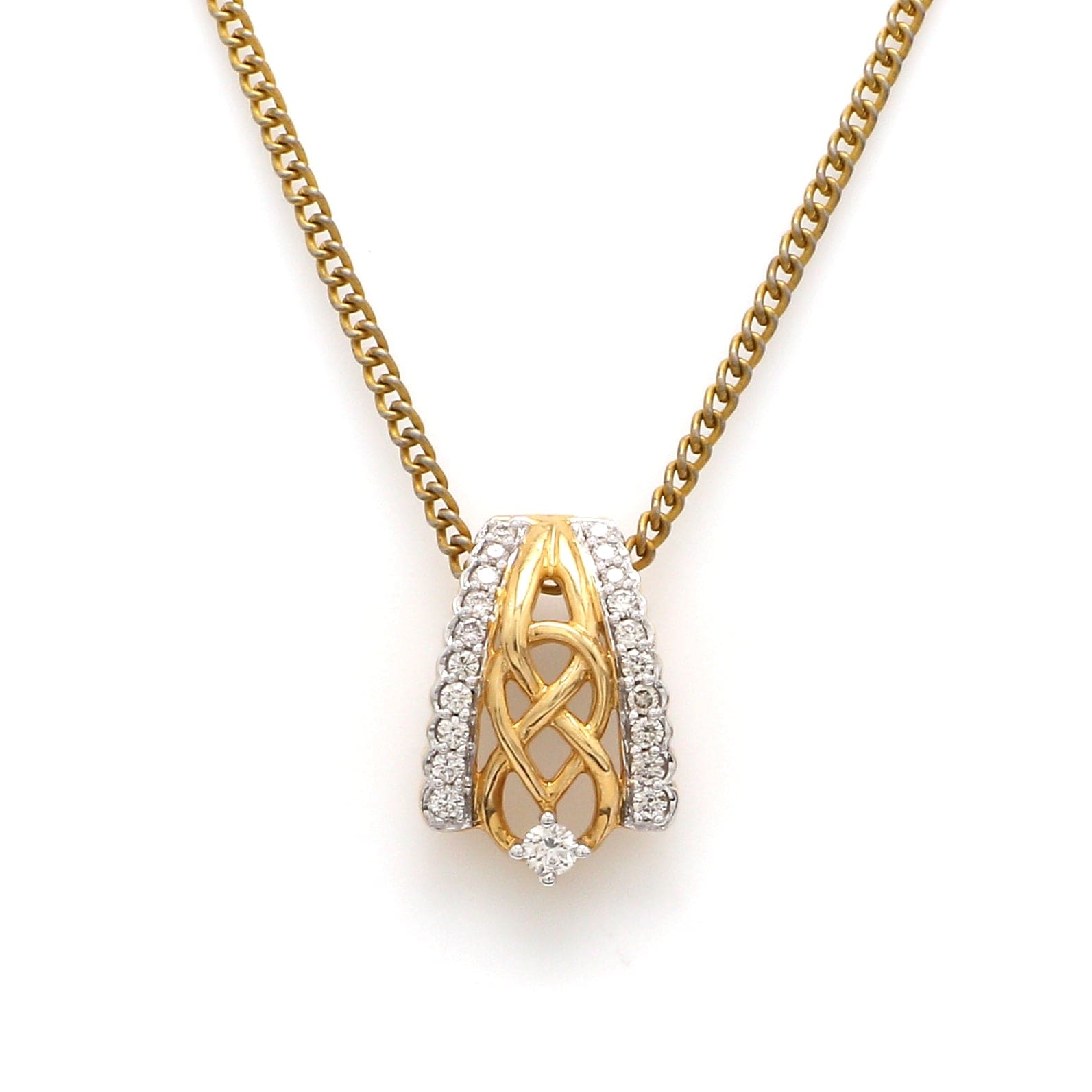 Jewelove™ Pendants Designer Gold & Diamond Pendant for Women JL AU P2