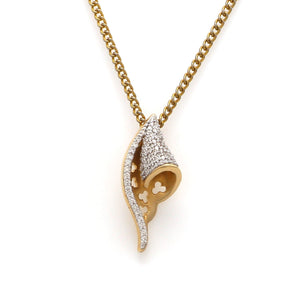 Jewelove™ Necklaces & Pendants Designer Gold Diamond Pendant for Women JL AU P3