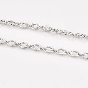 Jewelove™ Chains Designer Interlinked Platinum Chain JL PT CH 833