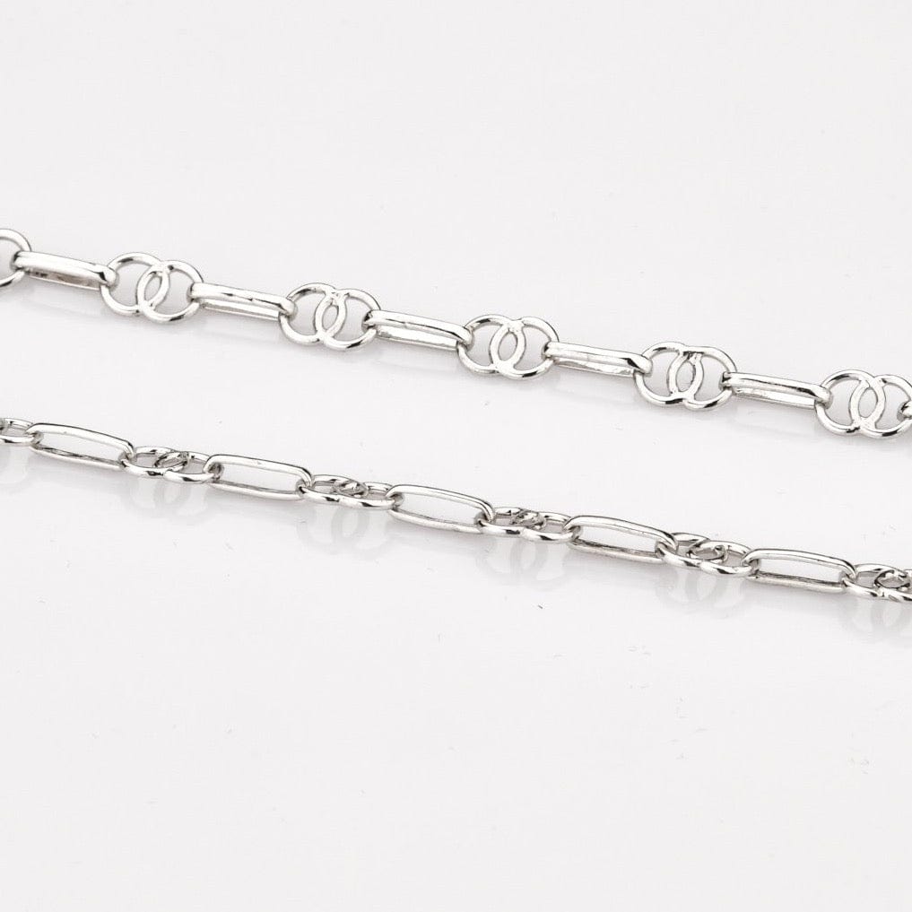 Jewelove™ Chains Designer Linked Platinum Chain JL PT CH 824