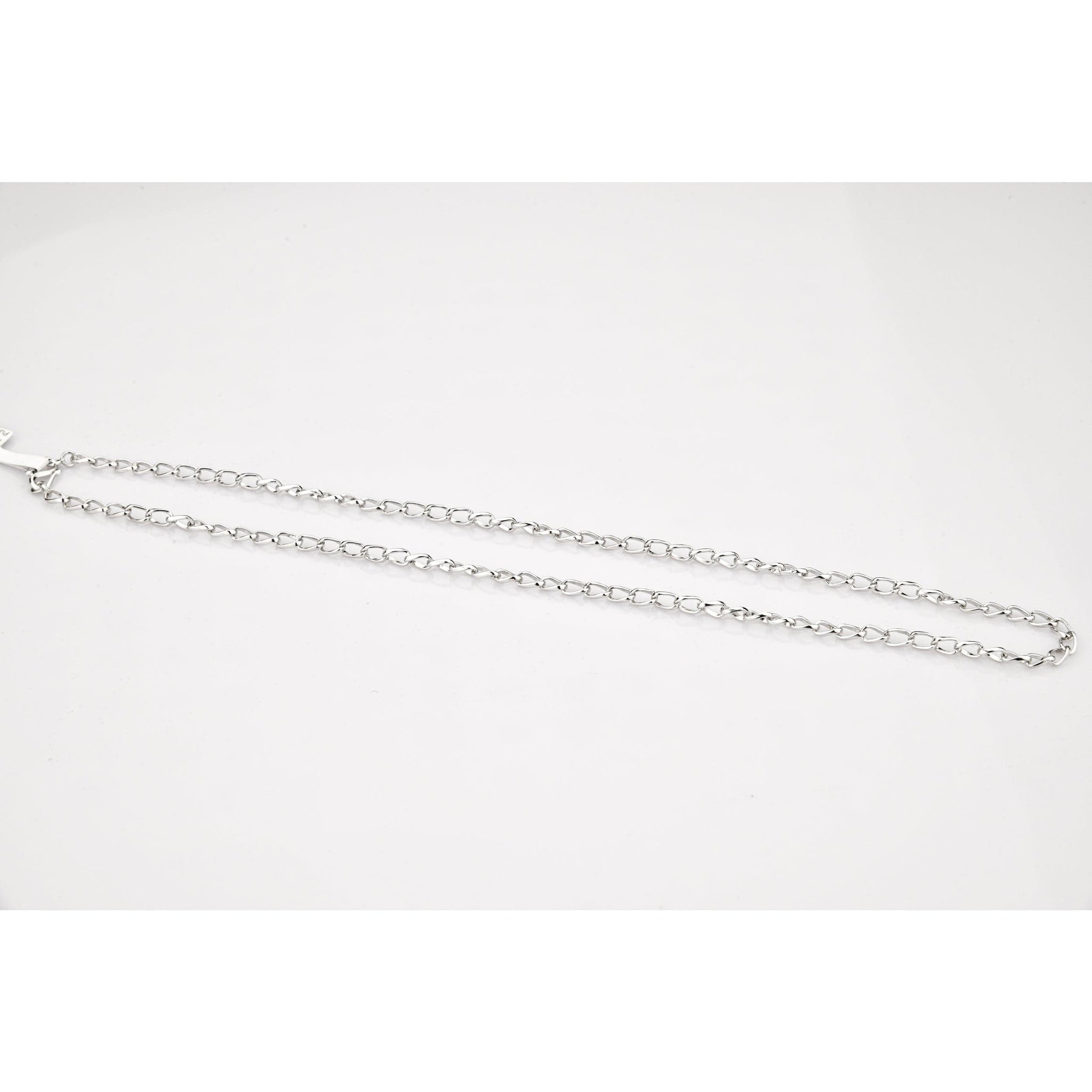 Jewelove™ Chains Designer Linked Platinum Chain with a Twist JL PT CH 829