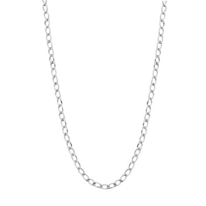 Jewelove™ Chains Designer Linked Platinum Chain with a Twist JL PT CH 829