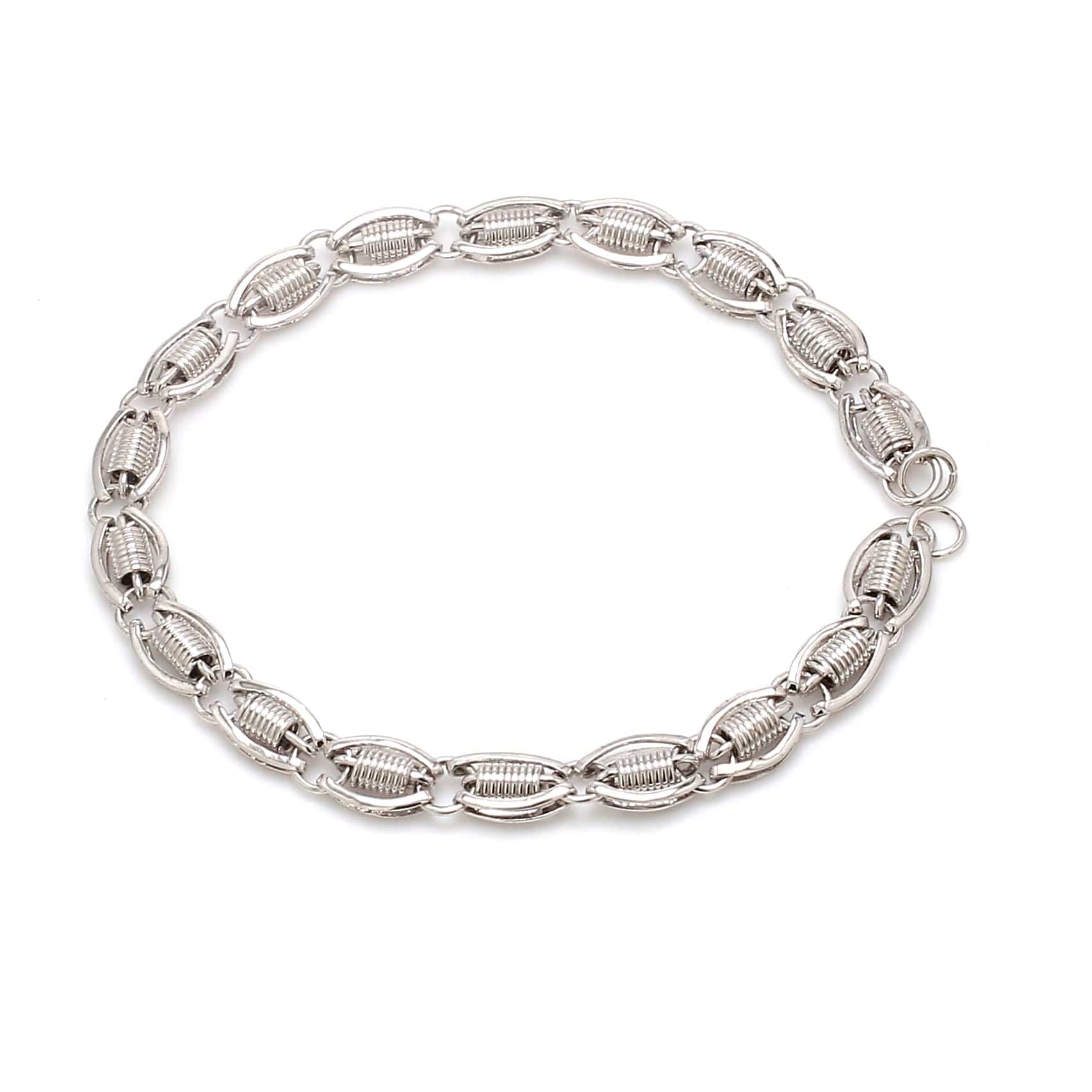 Jewelove™ Bangles & Bracelets Designer Platinum Bracelet for Men JL PTB 1107