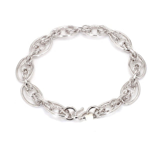 Jewelove™ Bangles & Bracelets Designer Platinum Bracelet for Men JL PTB 1108