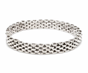 Jewelove™ Bangles & Bracelets Designer Platinum Bracelet for Men JL PTB 1110