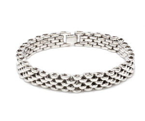 Jewelove™ Bangles & Bracelets Designer Platinum Bracelet for Men JL PTB 1110