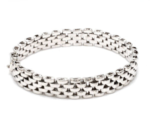 Jewelove™ Bangles & Bracelets Designer Platinum Bracelet for Men JL PTB 1111