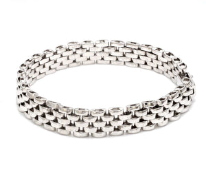 Jewelove™ Bangles & Bracelets Designer Platinum Bracelet for Men JL PTB 1111