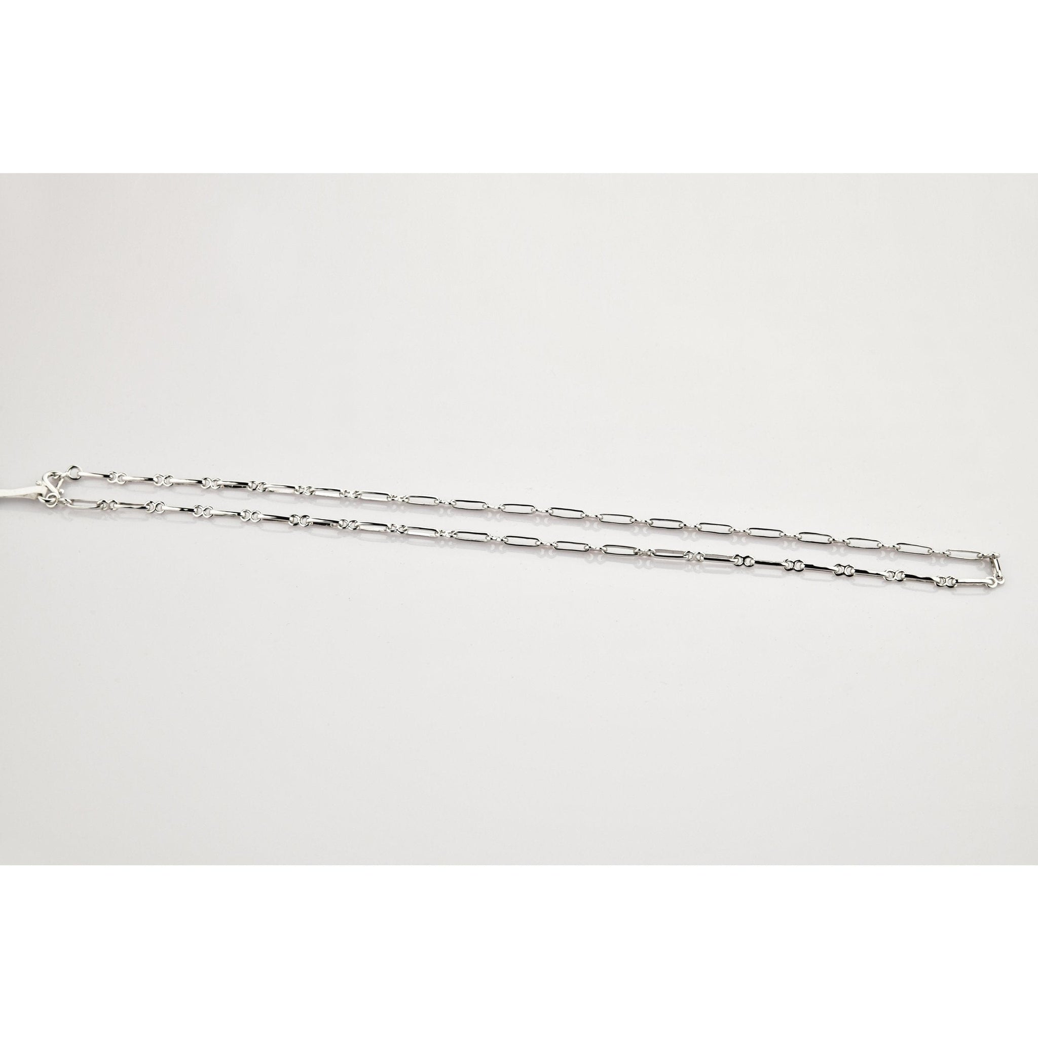 Designer Platinum Chain with Alternating Long and Round Links JL PT 768