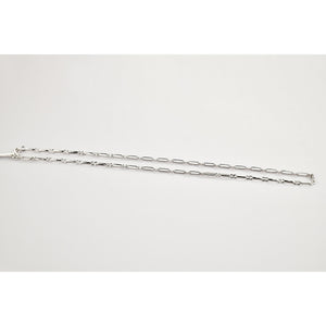 Designer Platinum Chain with Alternating Long and Round Links JL PT 768