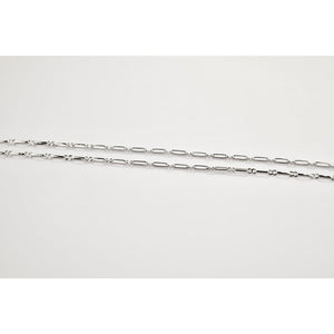 Designer Platinum Chain with Alternating Long and Round Links JL PT 768