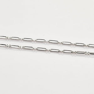 Jewelove™ Chains Designer Platinum Chain with Alternating Long and Round Links JL PT CH 768