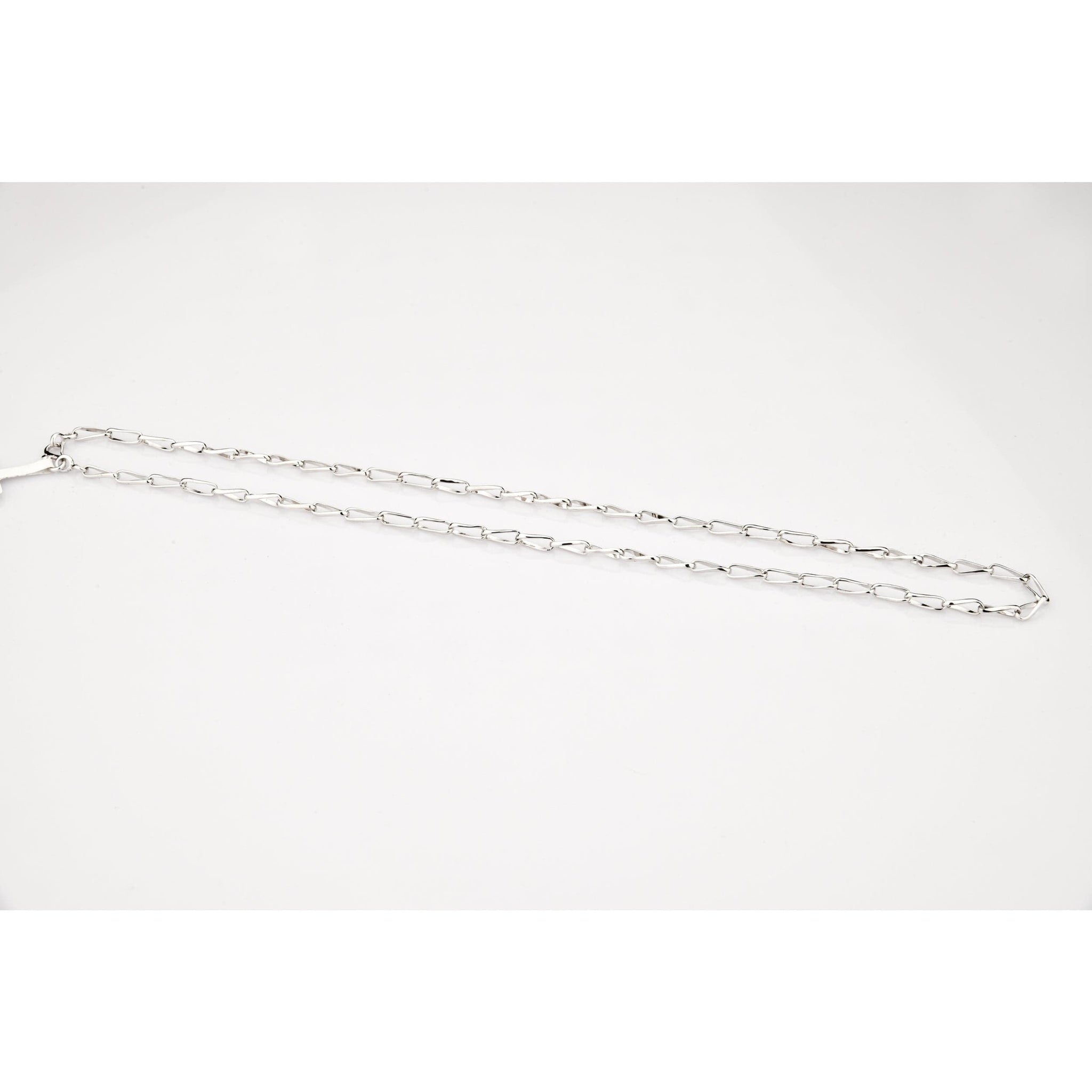 Designer Platinum Chain with Curved Link JL PT 781