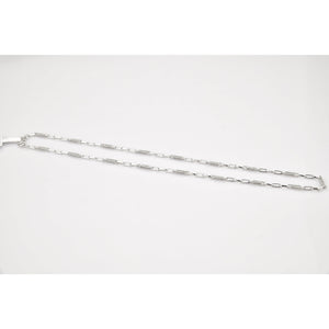 Jewelove™ Chains Designer Platinum Chain with Intermittent Milgrain Links JL PT CH 816