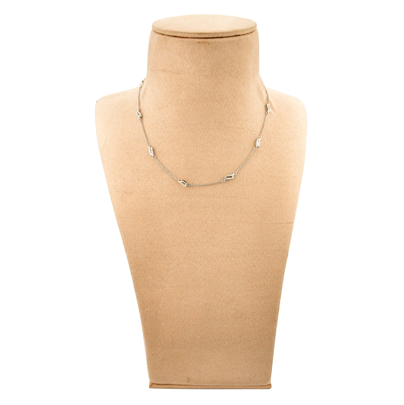 Jewelove™ Chains Designer Platinum Chain with Loops JL PT CH 803