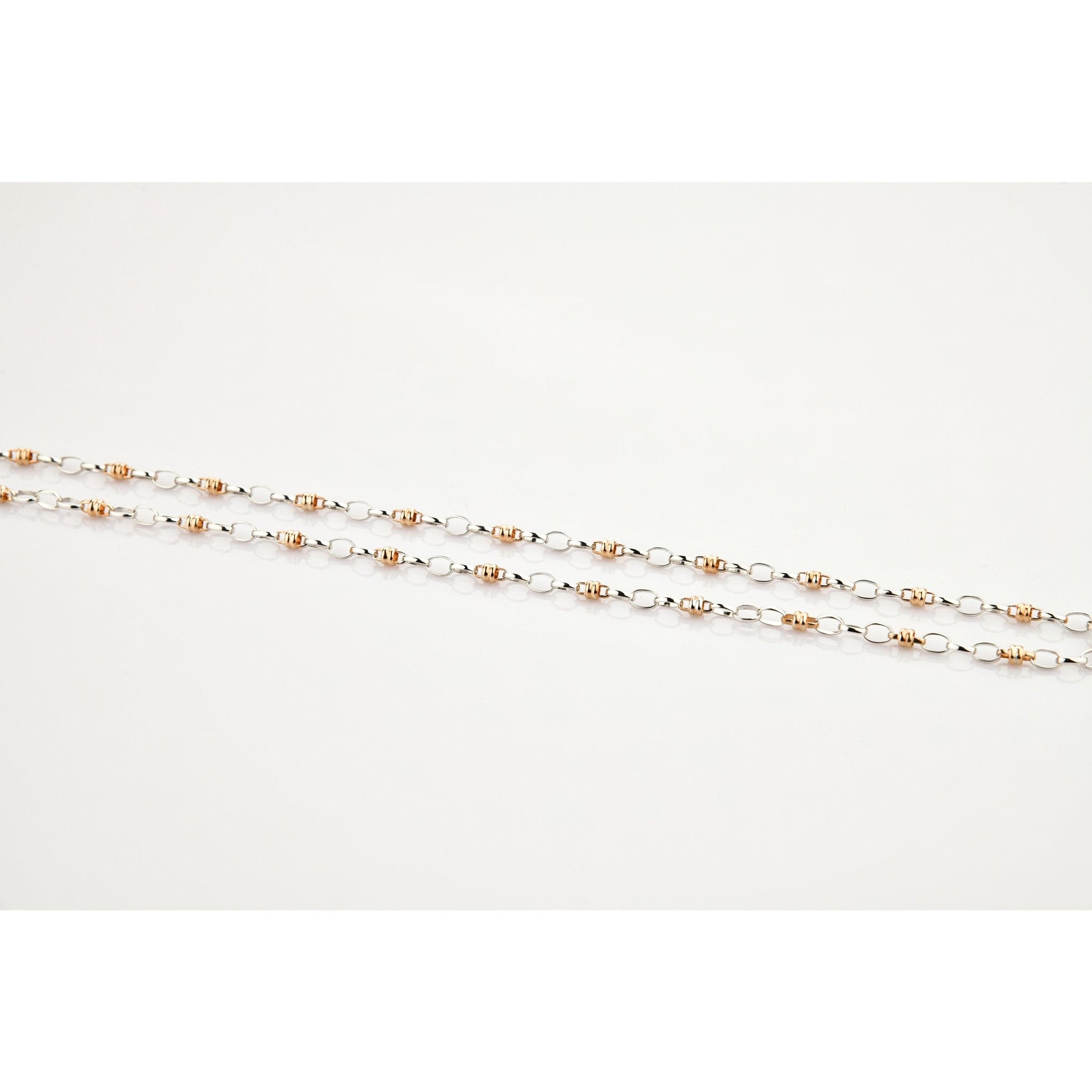 Designer Platinum Chain With Rose Gold JL PT 766