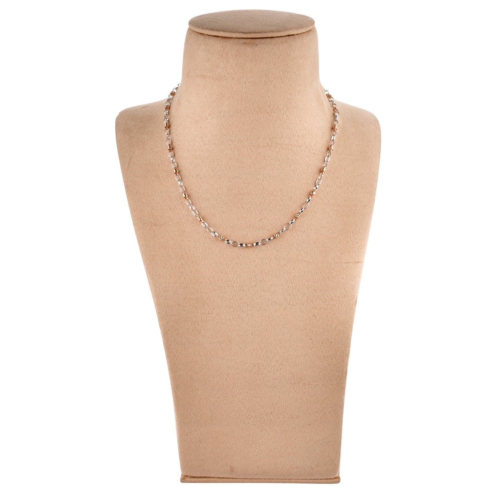 Designer Platinum Chain With Rose Gold JL PT 766