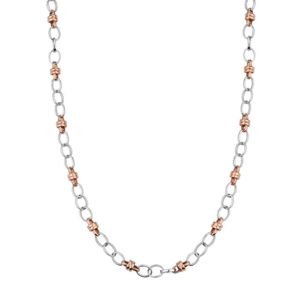 Jewelove™ Chains Designer Platinum Chain With Rose Gold JL PT CH 766