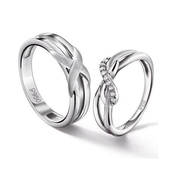 Love Heart Couple Ring Women Men Wedding | Promise Rings Couple Set Heart -  Wedding - Aliexpress
