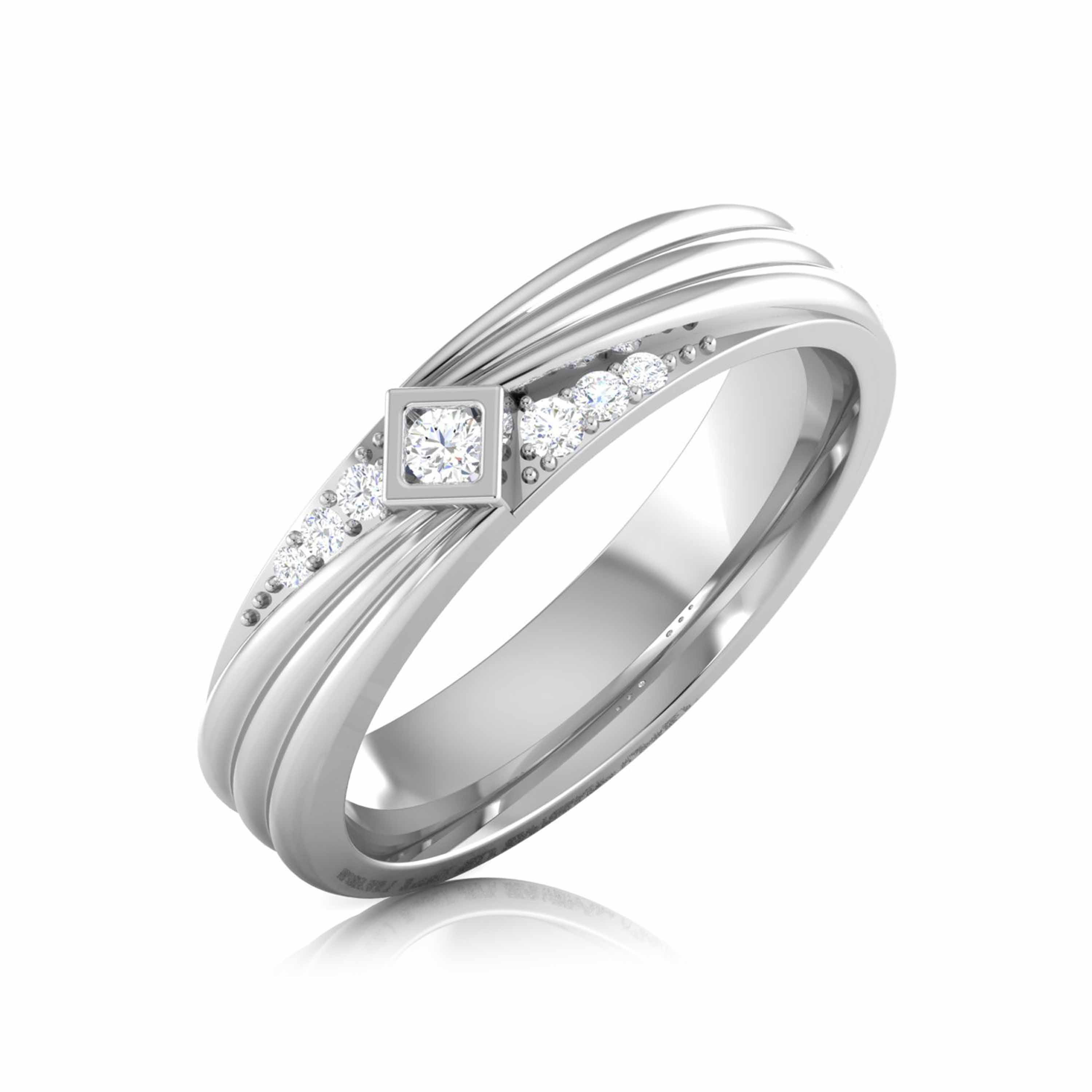 Forever Platinum Ring For Women | Ace Platinum Rings | CaratLane
