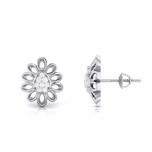 Jewelove™ Earrings Designer Platinum Diamond Earrings for Women JL PT E B-2