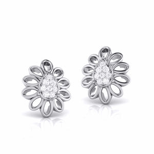 Jewelove™ Earrings Designer Platinum Diamond Earrings for Women JL PT E B-2