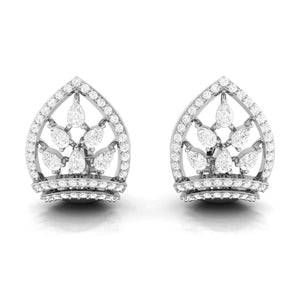 Jewelove™ Earrings SI IJ Designer Platinum & Diamond Earrings for Women JL PT E BL-18