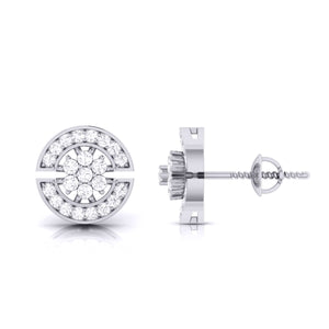 Jewelove™ Earrings Designer Platinum Diamond Earrings for Women JL PT E MST 16