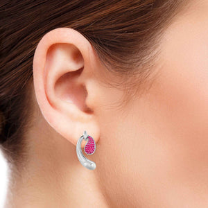 Jewelove™ Earrings Designer Platinum Diamond Earrings for Women JL PT E NL8600