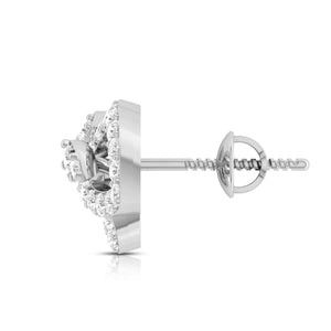 Jewelove™ Earrings Designer Platinum Diamond Earrings for Women JL PT E OLS 22