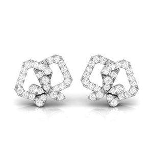 Jewelove™ Earrings Designer Platinum Diamond Earrings for Women JL PT E OLS 24