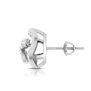 Jewelove™ Earrings Designer Platinum Diamond Earrings for Women JL PT E OLS 29