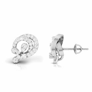 Jewelove™ Earrings Designer Platinum Diamond Earrings for Women JL PT E OLS 35