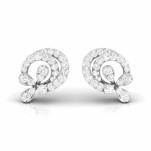 Jewelove™ Earrings Designer Platinum Diamond Earrings for Women JL PT E OLS 35