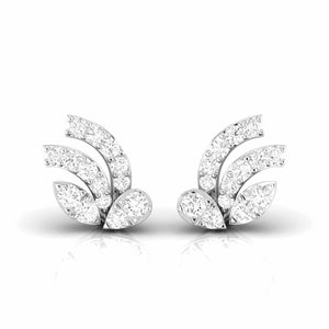 Jewelove™ Earrings Designer Platinum Diamond Earrings for Women JL PT E OLS 43