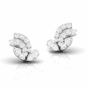 Jewelove™ Earrings Designer Platinum Diamond Earrings for Women JL PT E OLS 43