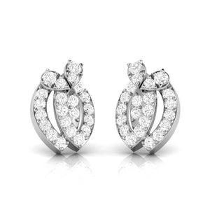 Jewelove™ Earrings Designer Platinum Diamond Earrings for Women JL PT E OLS 7