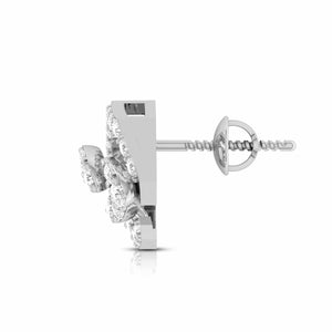 Jewelove™ Earrings Designer Platinum Diamond Earrings for Women JL PT E OLS 9