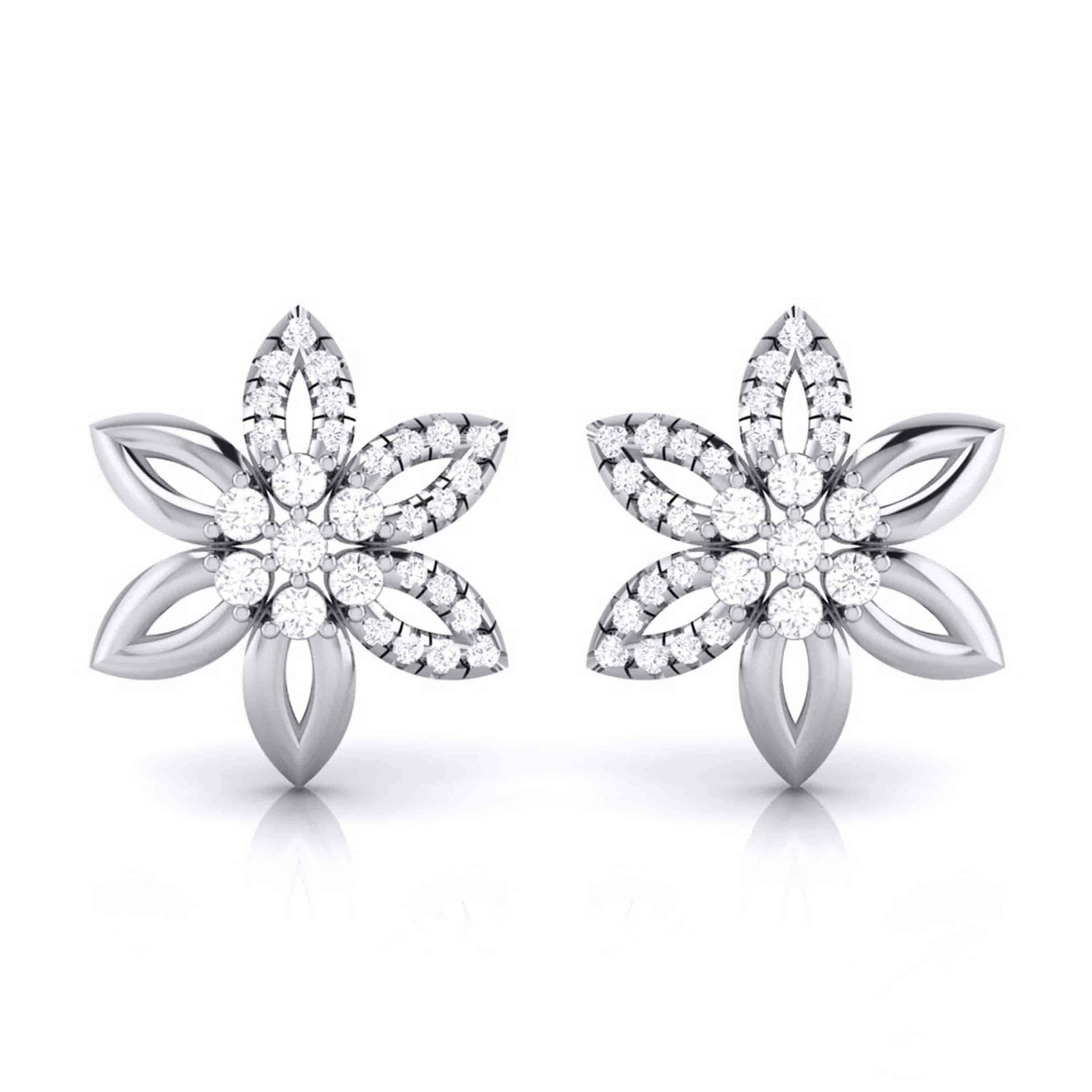 Jewelove™ Earrings Designer Platinum Diamond Earrings JL PT E MST 17