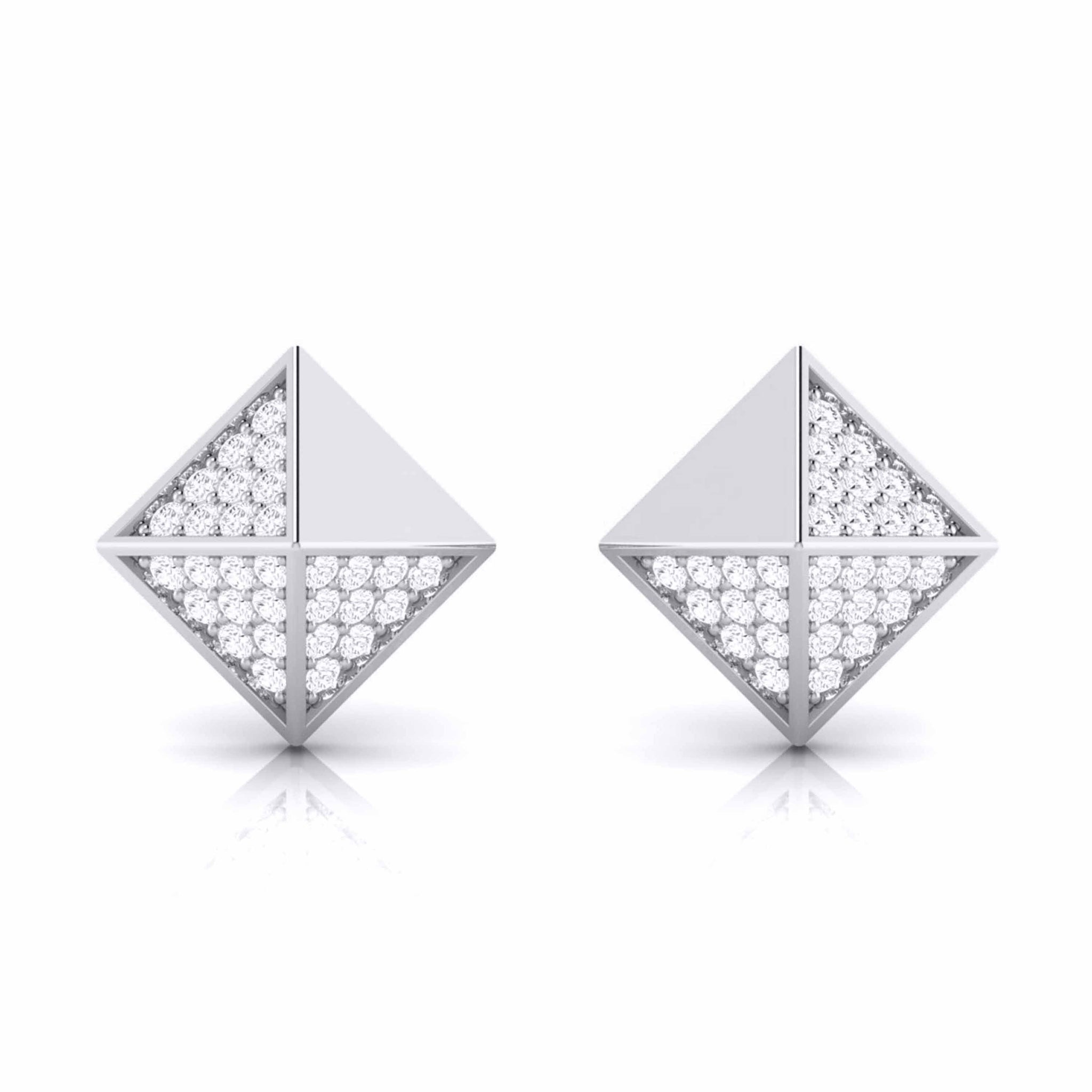 Jewelove™ Earrings Designer Platinum Diamond Earrings JL PT E MST 2