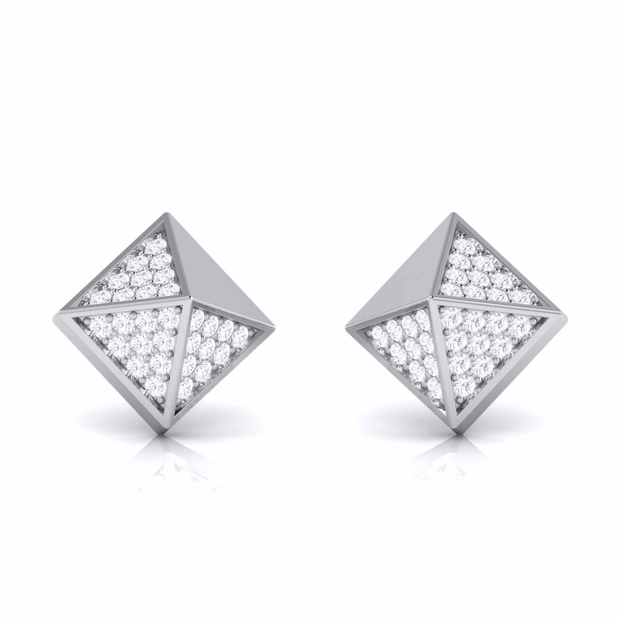 Jewelove™ Earrings Designer Platinum Diamond Earrings JL PT E MST 2