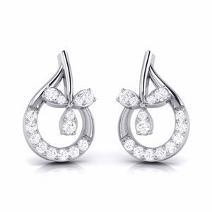 Jewelove™ Earrings Designer Platinum Diamond  Earrings JL PT E MST 29