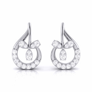 Jewelove™ Earrings Designer Platinum Diamond  Earrings JL PT E MST 29