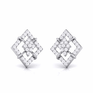 Jewelove™ Earrings Designer Platinum Diamond Earrings JL PT E MST 31