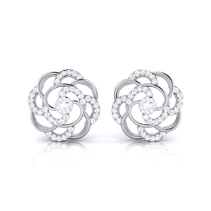 Jewelove™ Earrings Designer Platinum Diamond Earrings JL PT E MST 32