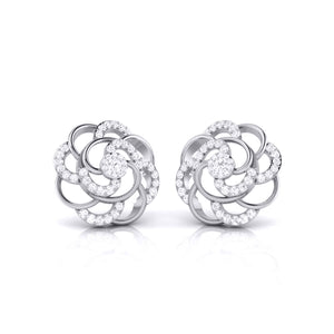 Jewelove™ Earrings Designer Platinum Diamond Earrings JL PT E MST 32