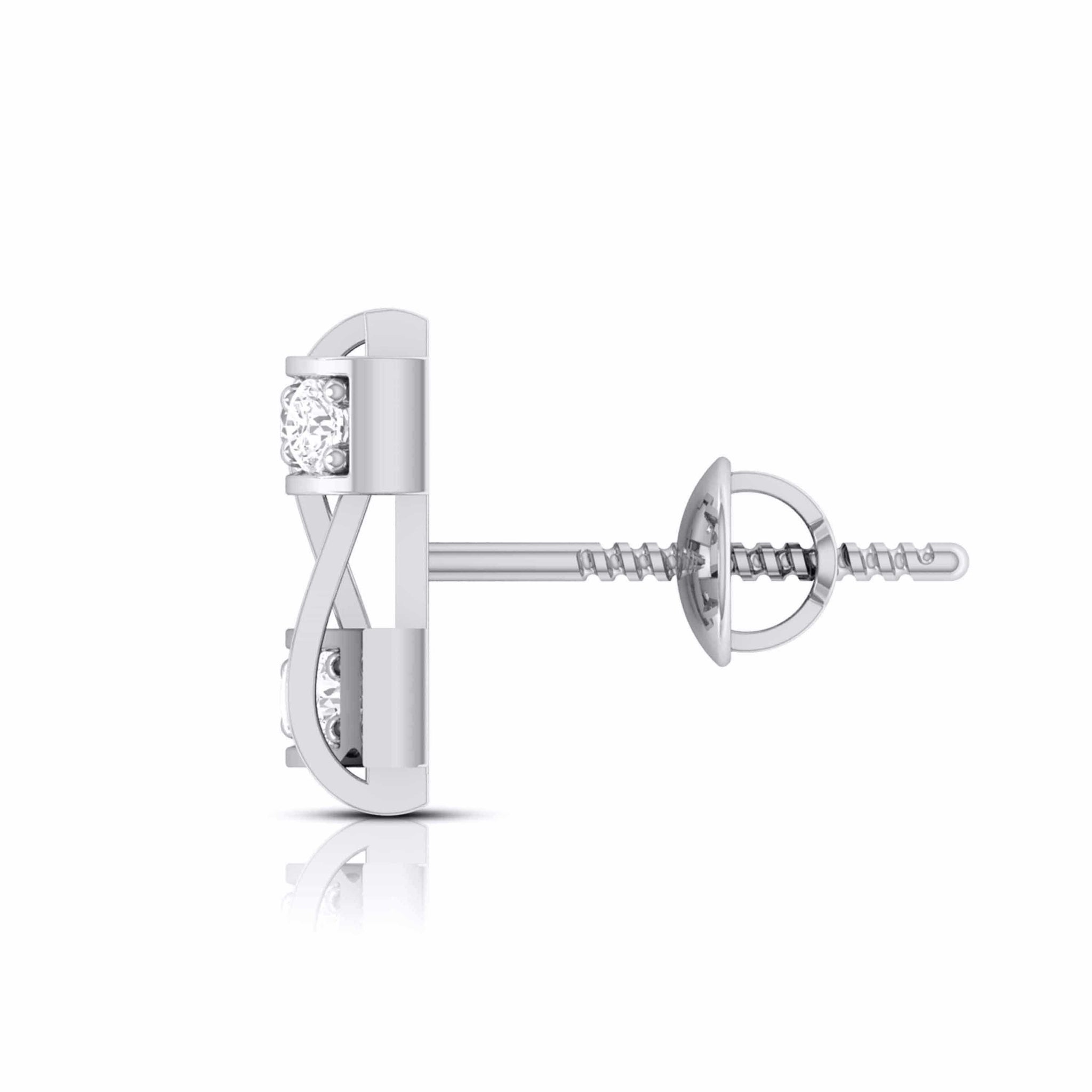 Jewelove™ Earrings Designer Platinum Diamond Earrings JL PT E MST 33