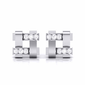 Jewelove™ Earrings Designer Platinum Diamond Earrings JL PT E MST 33