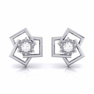 Jewelove™ Earrings Designer Platinum Diamond Earrings JL PT E MST 4