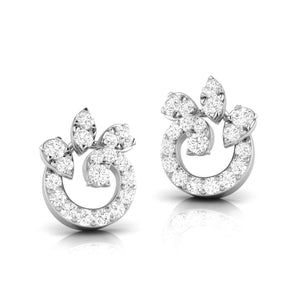 Jewelove™ Earrings Designer Platinum Diamond Earrings JL PT E OLS 27